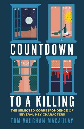 The cover of Countdown to a Killing depicting four views through windows