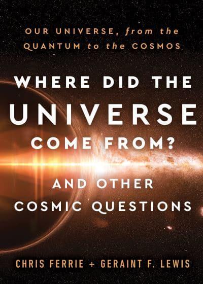 A black book cover with a cosmic scene and the title in white writing